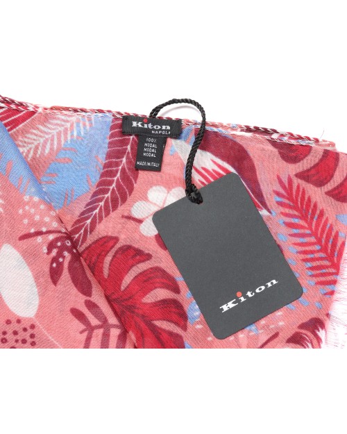 KITON SCARF - CORAL - MODAL