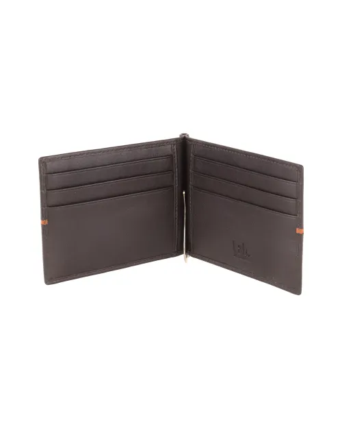 PAL ZILERI LAB WALLET - CALFSKIN - DARK BROWN