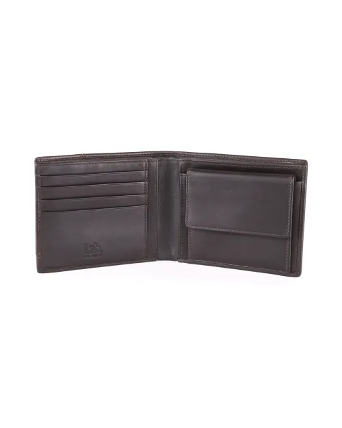 PAL ZILERI LAB WALLET - CALFSKIN - DARK BROWN