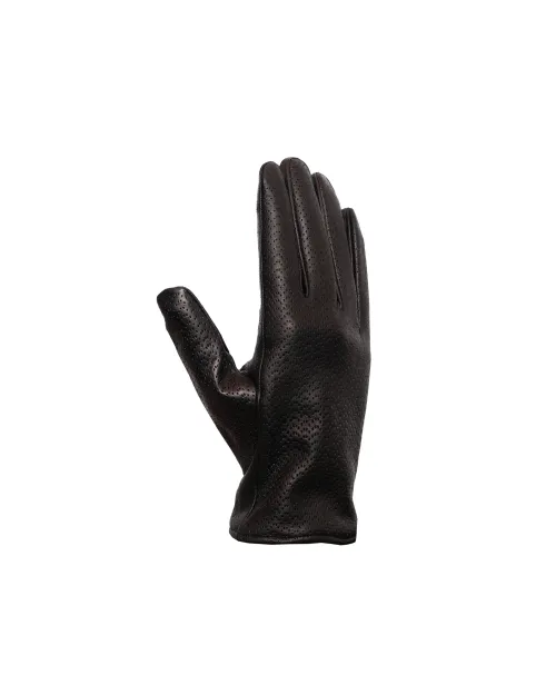 LABONIA GLOVES - DARK BROWN - LAMBSKIN