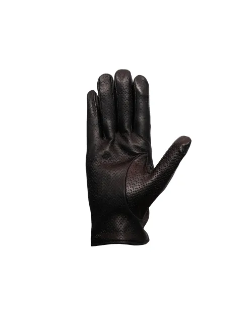 LABONIA GLOVES - DARK BROWN - LAMBSKIN