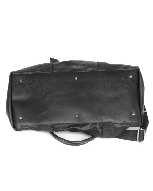 LABONIA TRAVEL BAG - CALFSKIN - BLACK