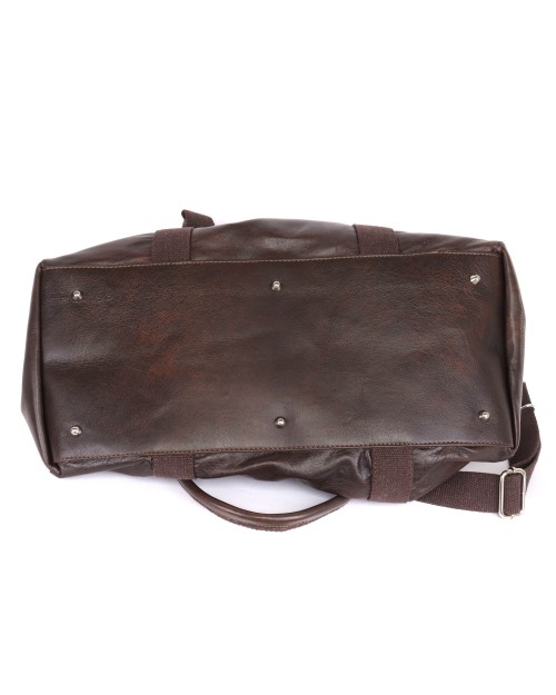LABONIA TRAVEL BAG - CALFSKIN - BROWN