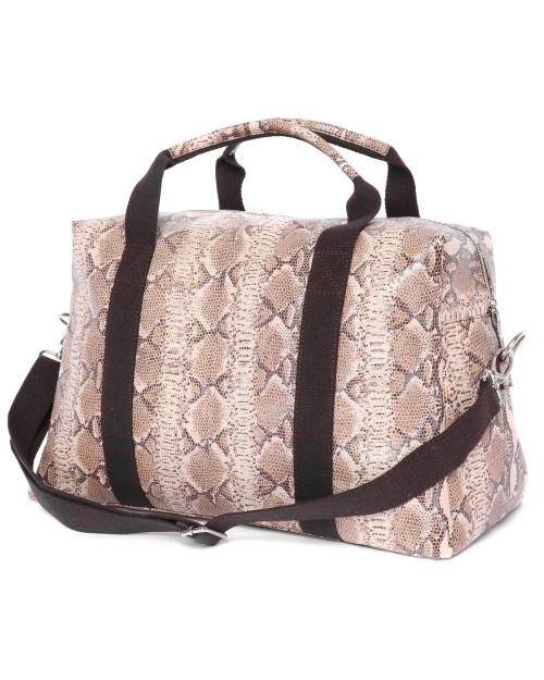 LABONIA TRAVEL BAG - CALFSKIN - SNAKESKIN EMBOSSED
