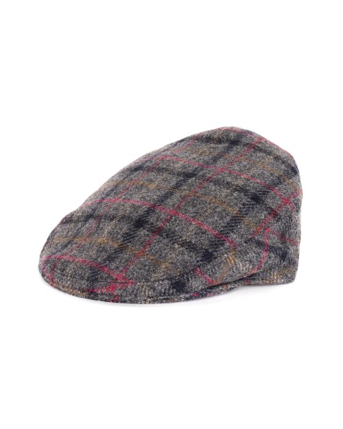 LAWRENCE & FOSTER FLAT CAP - GREY - WOOL TWEED
