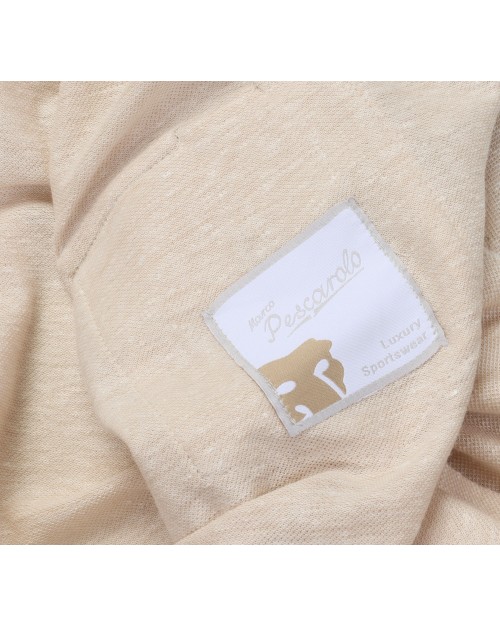 MARCO PESCAROLO "RIBOT" SHIRT JACKET - IVORY - LINEN & COTTON