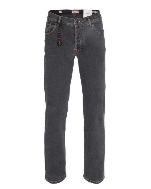 MARCO PESCAROLO "NERANO" JEANS - GREY - STRETCH COTTON