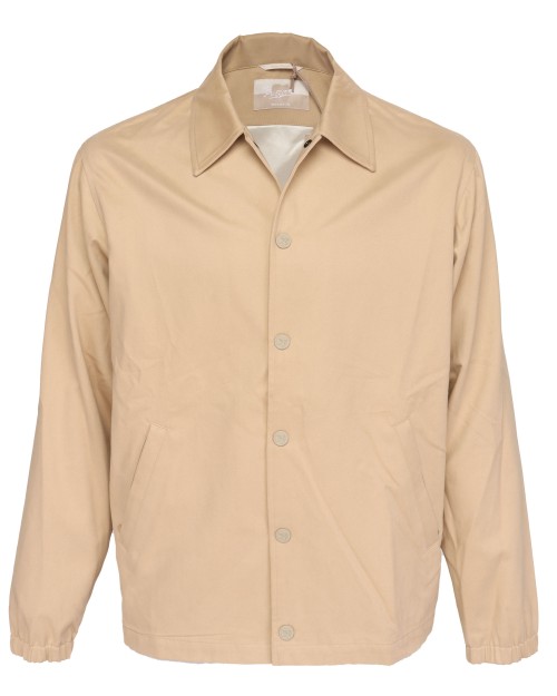 MARCO PESCAROLO "SEDICI" JACKET - BEIGE - STRETCH COTTON & CASHMERE