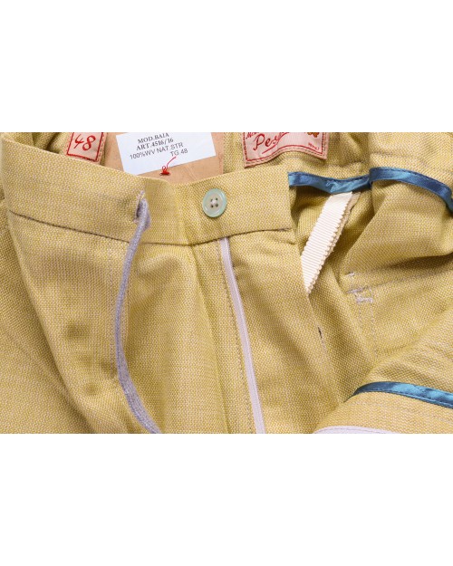 MARCO PESCAROLO PANTS - MUSTARD - LIGHTWIGHT WOOL