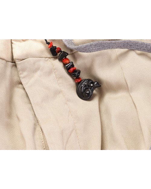 MARCO PESCAROLO PANTS - BEIGE - STRETCH LYOCELL & COTTON