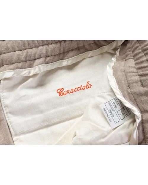 MARCO PESCAROLO PANTS - DOVE-GREY - COTTON JERSEY