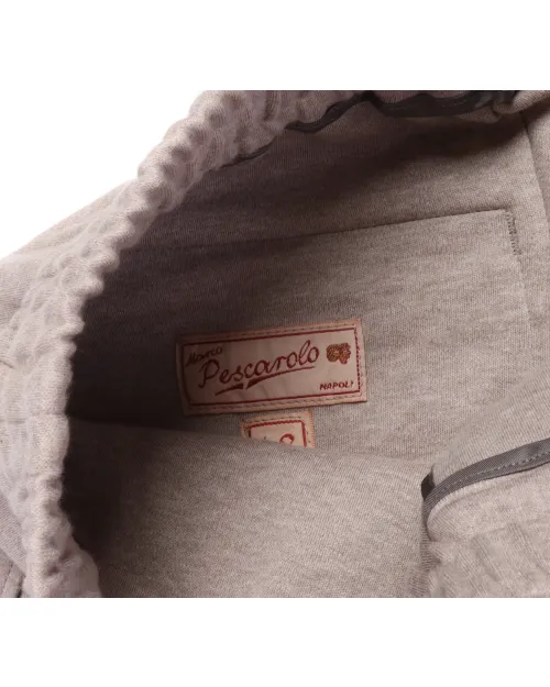MARCO PESCAROLO SHORTS - DOVE GREY - COTTON JERSEY