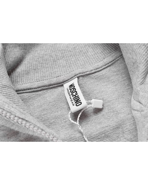 MOSCHINO SWEATSHIRT - GREY - STRETCH COTTON