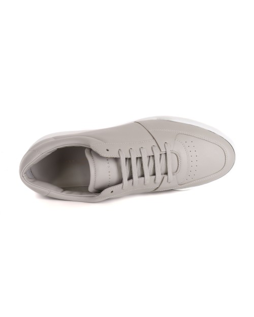 OLIVER CABELL "COURT" SNEAKERS - CALFSKIN - SLATE GREY