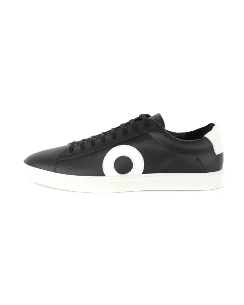 OLIVER CABELL "LOW1" SNEAKERS - CALFSKIN - BLACK