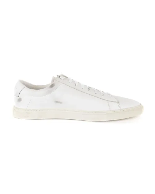 OLIVER CABELL "LOW1" SNEAKERS - CALFSKIN - WHITE
