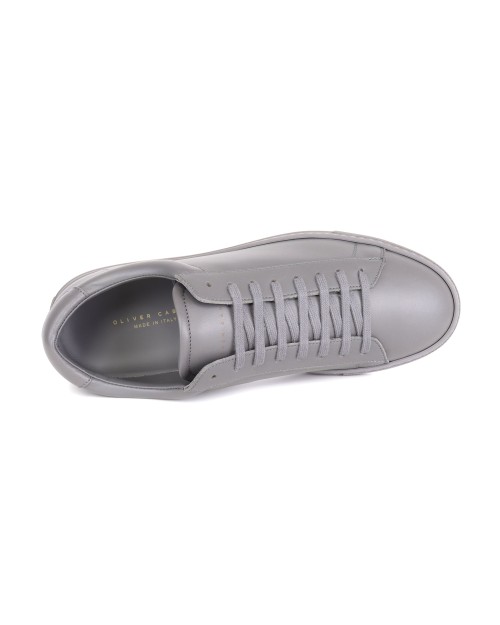 OLIVER CABELL "LOW1" SNEAKERS - CALFSKIN - CHARCOAL GREY