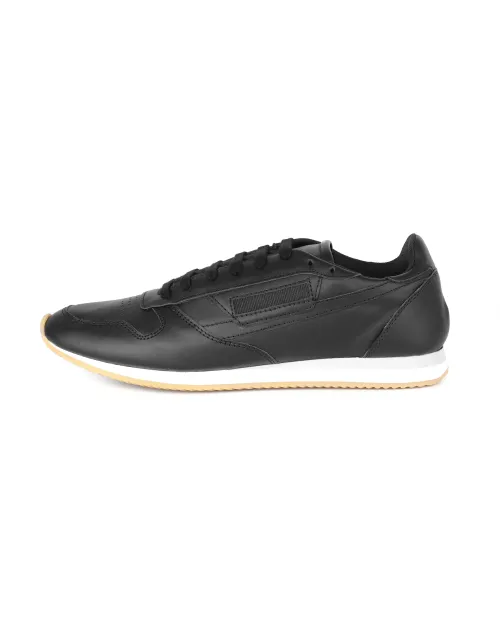OLIVER CABELL "VINTAGE RUNNER" SNEAKERS - CALFSKIN - BLACK