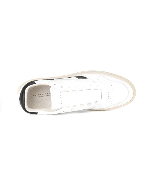 OLIVER CABELL "RUNNER LOW" SNEAKERS - CALFSKIN - WHITE