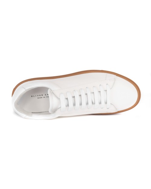 OLIVER CABELL "LOW1" SNEAKERS - CALFSKIN - WHITE