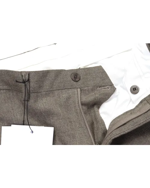 PAL ZILERI DRESS PANTS - GREEN - STRETCH WOOL