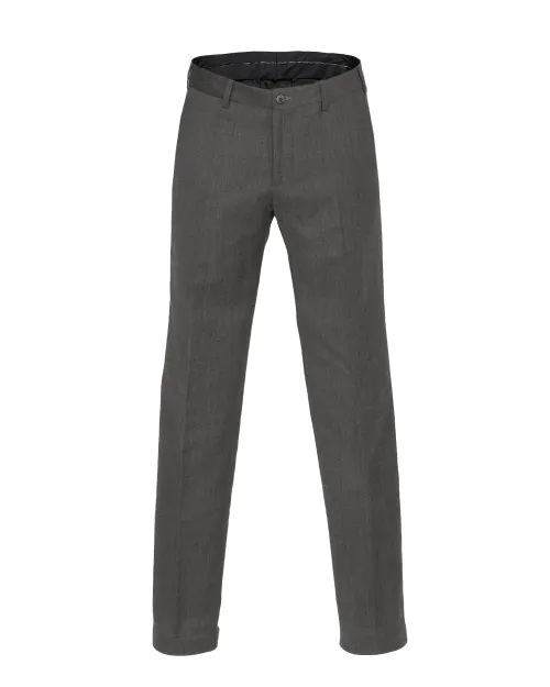 PAL ZILERI DRESS PANTS - GREY - STRETCH WOOL