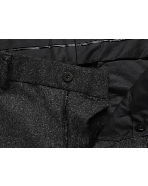 PAL ZILERI DRESS PANTS - GREY - STRETCH WOOL