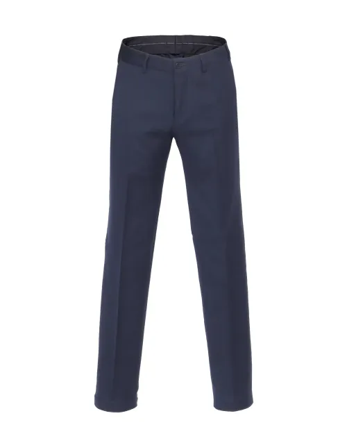 PAL ZILERI DRESS PANTS - NAVY BLUE - STRETCH WOOL