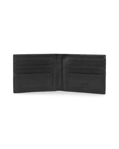 PAL ZILERI LAB WALLET - CALFSKIN - BLACK & BROWN