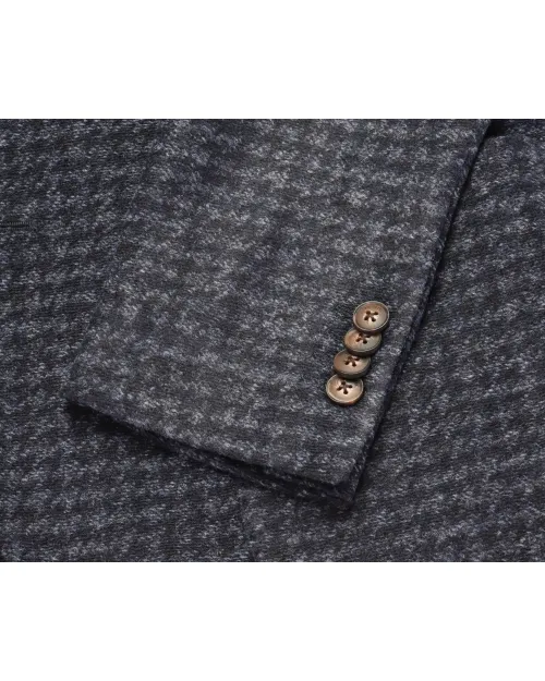 PAL ZILERI SPORT COAT - BLUE - ACRYLIC & WOOL JERSEY
