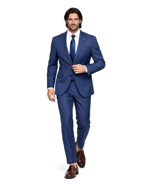 PAL ZILERI SUIT - BLUE - LIGHTWEIGHT WOOL 
