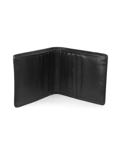 PAL ZILERI WALLET - GREY & BLACK - CALFSKIN