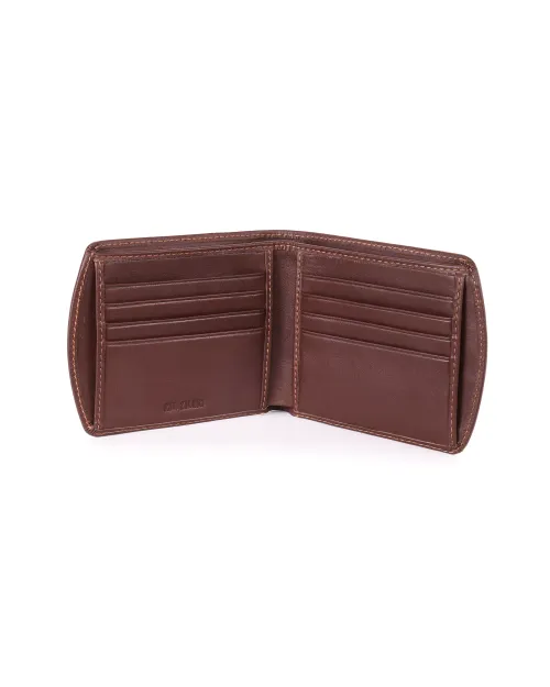 PAL ZILERI WALLET - BROWN- CALFSKIN