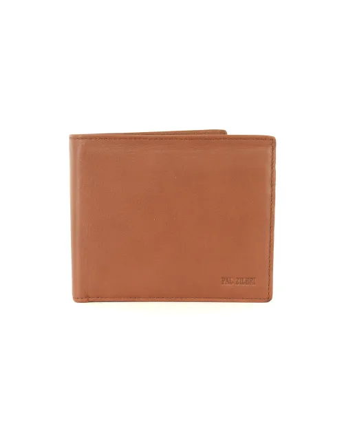 PAL ZILERI WALLET - CALFSKIN - COGNAC