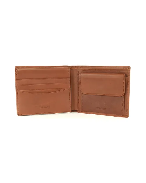 PAL ZILERI WALLET - CALFSKIN - COGNAC