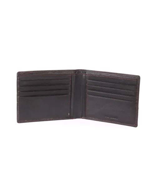 PAL ZILERI WALLET - DARK BROWN - CALFSKIN