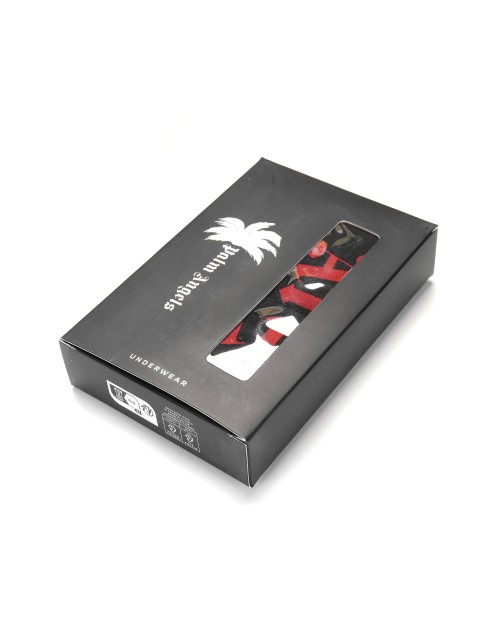 PALM ANGELS BRIEFS BI-PACK - BLACK & RED - STRETCH COTTON