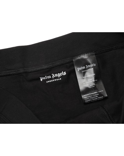 PALM ANGELS BOXER BRIEFS BI-PACK - BLACK - STRETCH COTTON