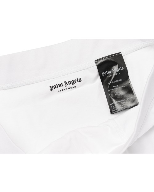 PALM ANGELS BOXER BRIEFS BI-PACK - WHITE - STRETCH COTTON