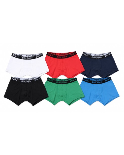 PALM ANGELS BOXER BRIEFS SIX-PACK - MULTICOLOR - STRETCH COTTON