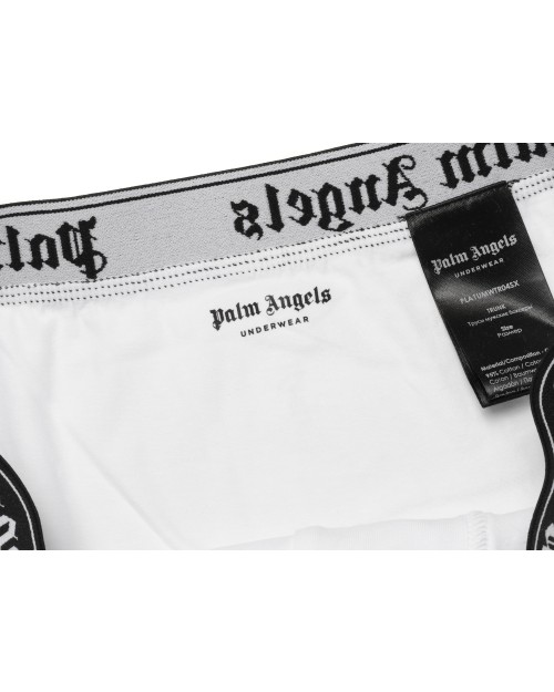 PALM ANGELS BOXER BRIEFS TRI-PACK - WHITE - STRETCH COTTON