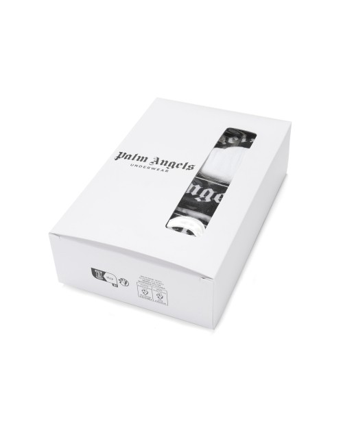 PALM ANGELS BOXER BRIEFS TRI-PACK - WHITE - STRETCH COTTON