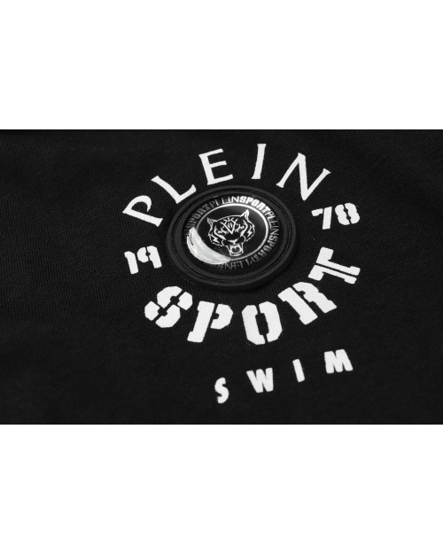 PLEIN SPORT T-SHIRT - BLACK - COTTON