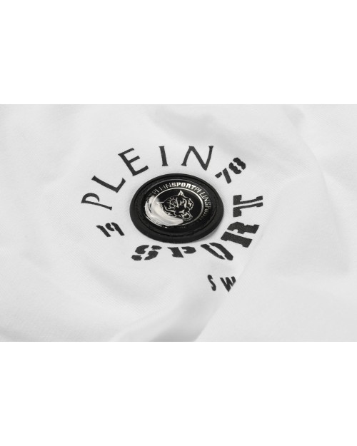 PLEIN SPORT T-SHIRT - WHITE - COTTON