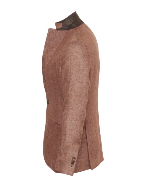 SALVATORE PICCOLO SPORT COAT - BRICKY - LINEN