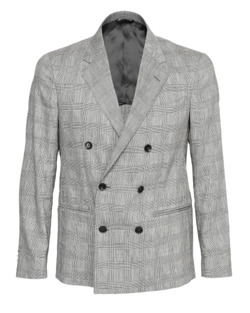 SALVATORE PICCOLO SPORT COAT - GREY - LINEN