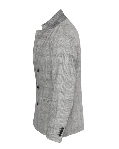 SALVATORE PICCOLO SPORT COAT - GREY - LINEN