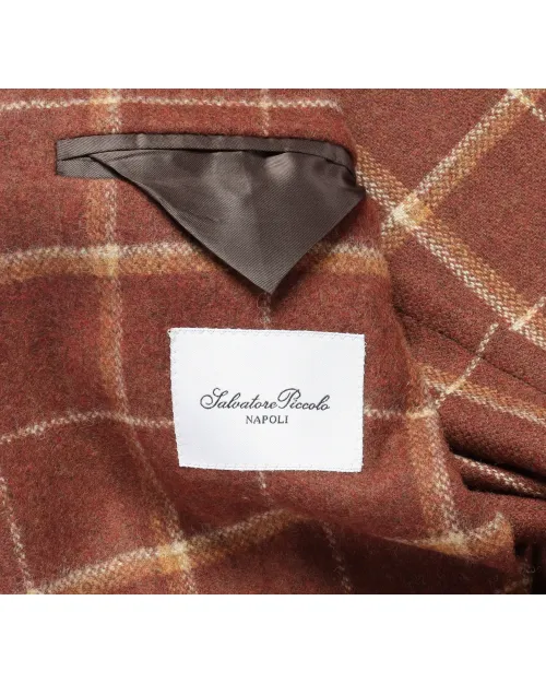 SALVATORE PICCOLO SPORT COAT - BROWN - WOOL