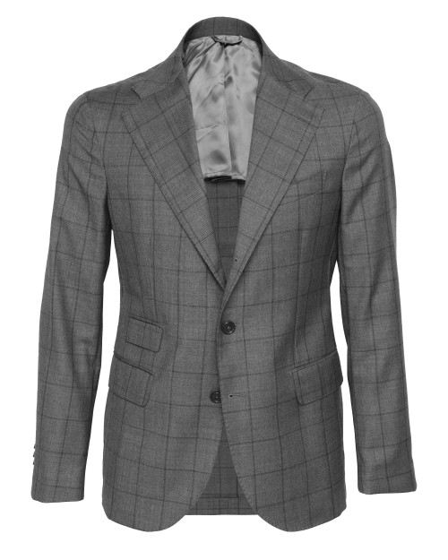 SALVATORE PICCOLO SPORT COAT - GREY - WOOL