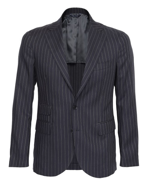 SALVATORE PICCOLO SPORT COAT - NAVY BLUE - WOOL